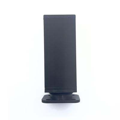 Опора меб.квадратная, регулир.40х40х100мм, черная (NK002/100/BL)