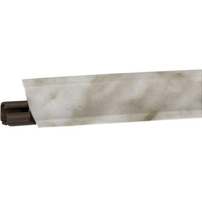 LB -231-6148  Плинтус д/столешниц Мрамор Карарра 3,0м KORNER (компл.6014)