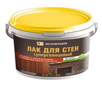 Лак КОЛЛЕКЦИЯ для стен, устойчив к загр. матовый 2,5кг