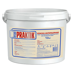 Bergauf Praktik Краска моющаяся интерьерная в/д д/внутр. работ, 13кг