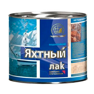 Лак яхтный РАДУГАМАЛЕР АУ-271 алкид-уретановый матовый б/ц 1,9л