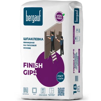 Финишная шпаклевка на гипсовой основе Bergauf Finish Gips 18кг