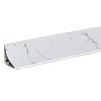 W_LB -231-6156  Плинтус д/столешниц Мрамор Марквина белый 3,0м KORNER (компл.600)