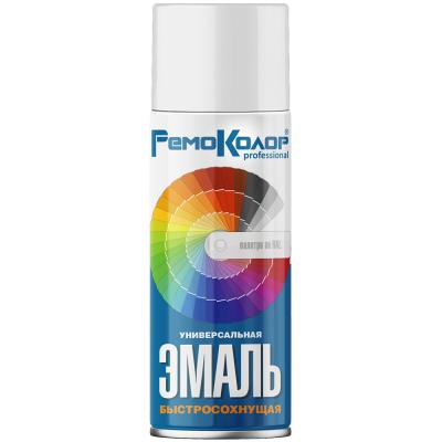 Эмаль универсальная акриловая белая глянцевая, 520мл 69-9-102
