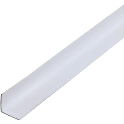 Уголок жёсткий ПВХ 10*10мм белый 2,7м