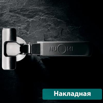 Петля Bullet с прямой ответной планкой 105 градусов, Накладная(3)
