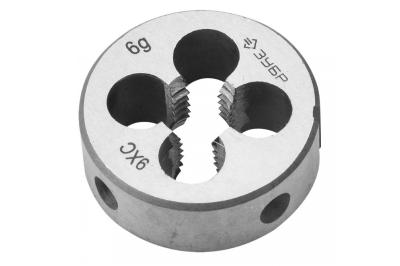 Плашка ЗУБР М10*1,5, круглая ручка