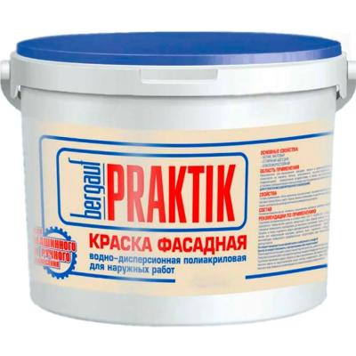Bergauf Praktik Краска в/д ФАСАДНАЯ полиакриловая д/наружных работ лето-зима 13кг
