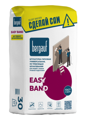 Штукатурка гипсовая Bergauf Easy Band 30кг