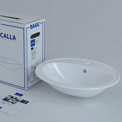 Раковина Cersanit Calla 54 встраиваемая S-UM-Cl/1-w