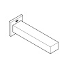 Eurocube Излив для ванны, хром GROHE (13303000)