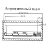 Направляющие SENZA Sincrono 350 (скрыт монтаж полного выдвижения синхрон 3D clip тип В, 10шт/уп)