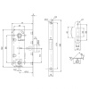Защелка PLASTP96WC-50 SN мат.никель