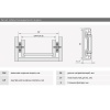 033311 Направляющая шариковая Premial ANDANTE с доводчиком H=45 L-300