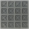 Плитка тротуарная полимерпесчан. 330*330*35 графит 12 кирпичей
