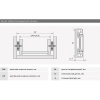 033314 Направляющая шариковая Premial ANDANTE с доводчиком H=45 L-450